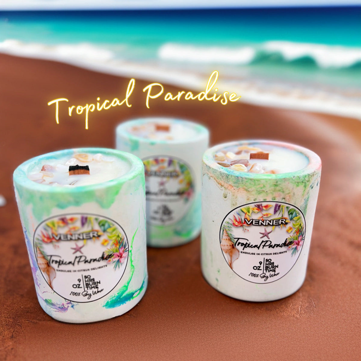 Tropical Paradise Candle-VENNER