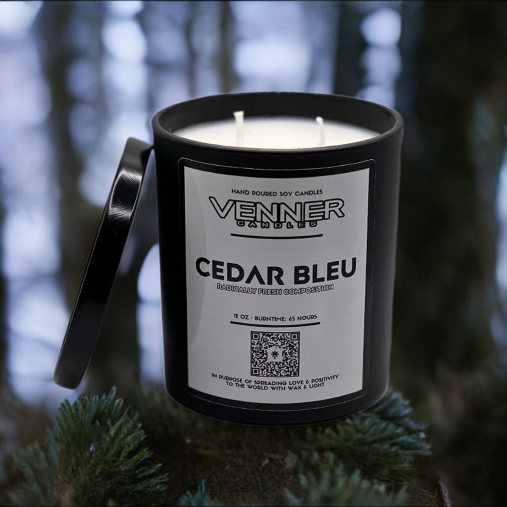 Cedar Blue Candle-VENNER